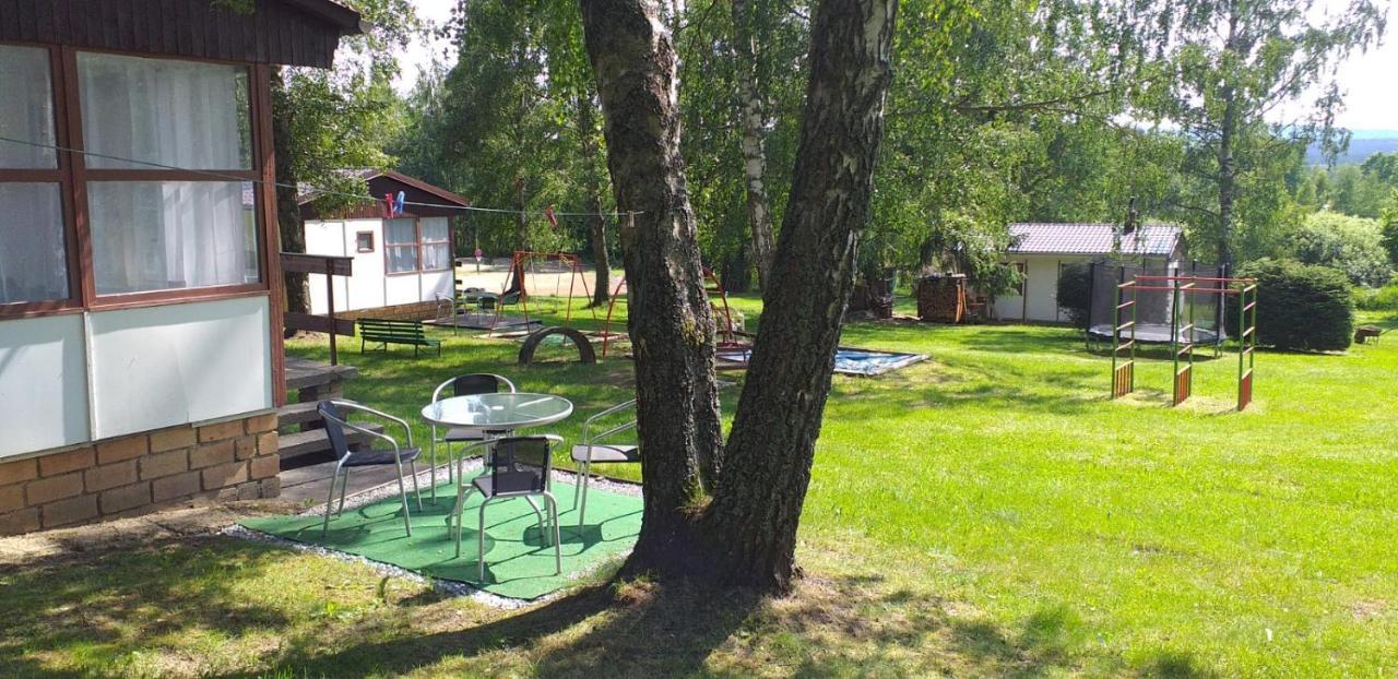 Retro Chatky Hurka Lipno Horni Plana Exterior foto