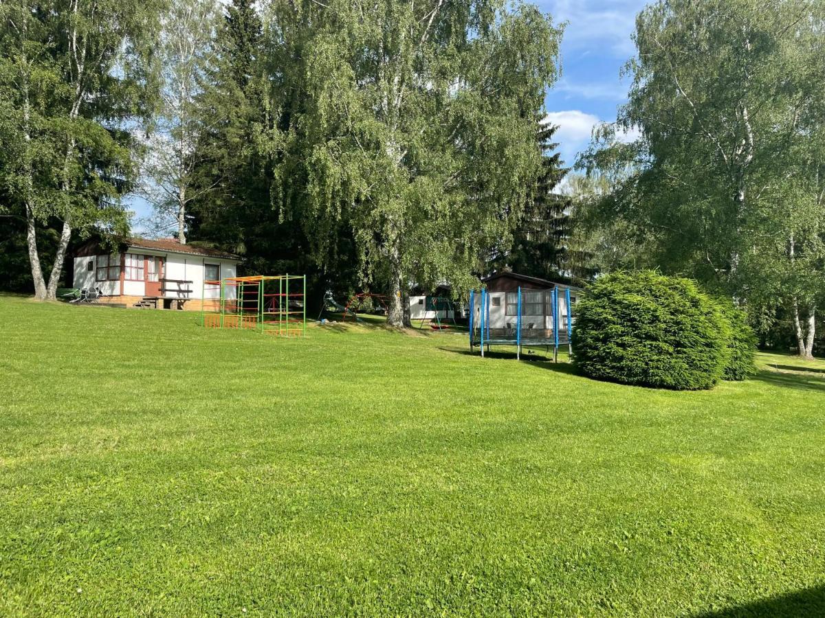 Retro Chatky Hurka Lipno Horni Plana Exterior foto