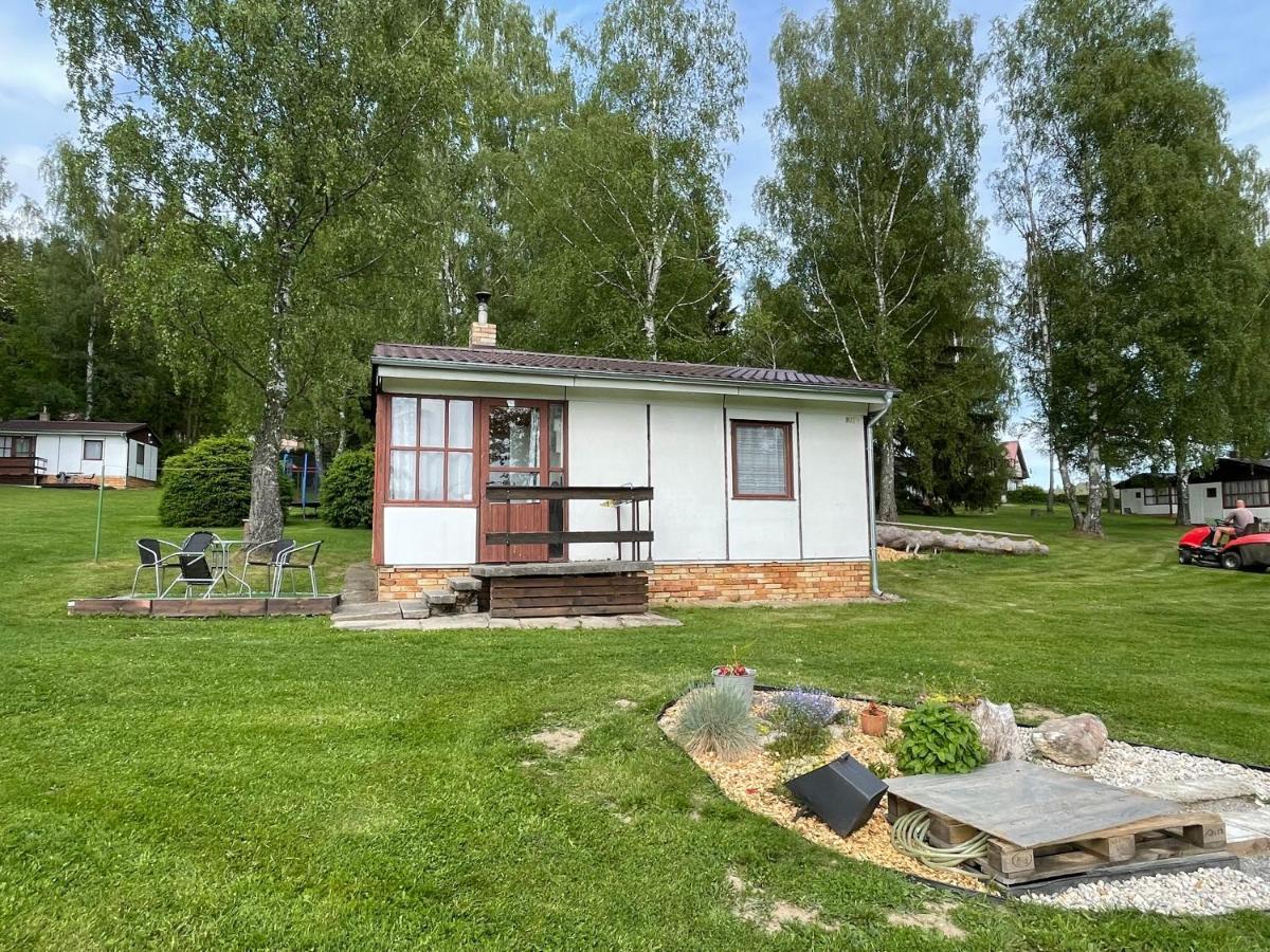 Retro Chatky Hurka Lipno Horni Plana Exterior foto