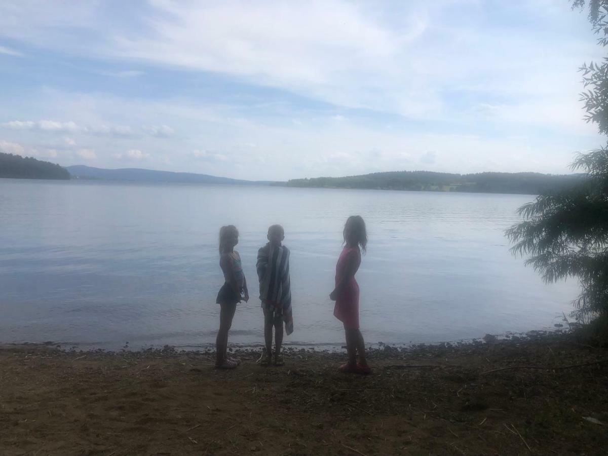 Retro Chatky Hurka Lipno Horni Plana Exterior foto